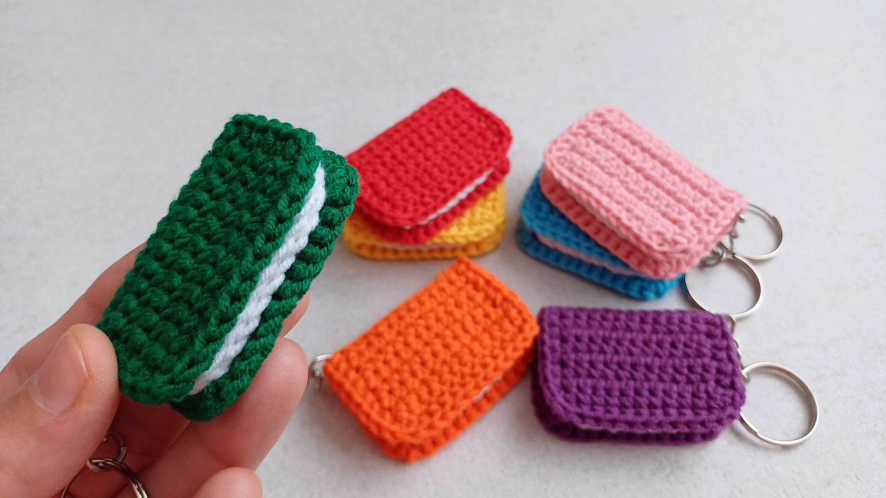 DIY Crochet Book Keychain 📖✨ | Perfect Handmade Gift Idea