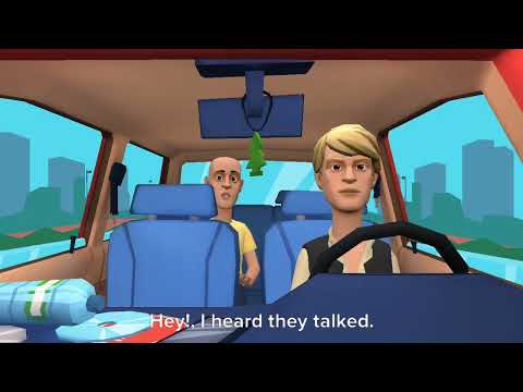 Caillou, Jack Dawson, Caledon Hockley, Spicer Lovejoy, and Boris drive onto Ontario Highway 407