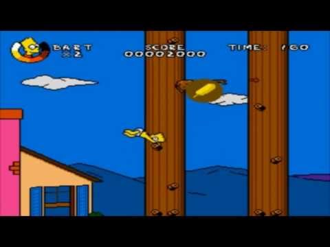 The Simpsons : Virtual Bart Megadrive