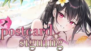 【ZATSU】signing anniversary postcards !【#VSPOEN #AryaKuroha】