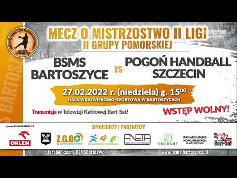 Mecz o Mistrzostwo II Ligi – na żywo BSMS Bartoszyce – Pogoń Handball Szczecin