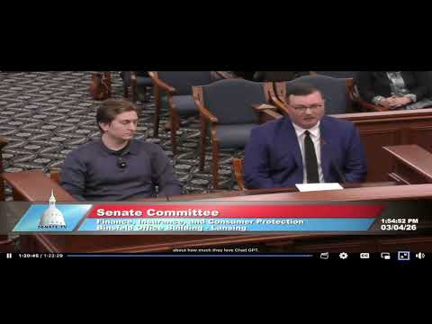 YPA State Director Testifies on Michigan's Kids Over Clicks Package