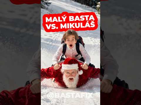 Tešíš sa na Mikuláša? 🎅😅 Buďte poslušný✌🏻 Malý Basta vs Mikuláš #bastafix #paródia #komédia