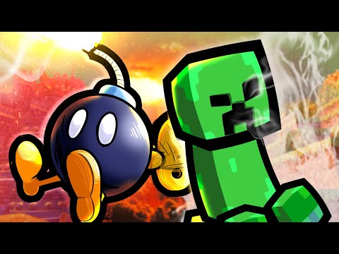 Creeper vs Bob-omb (Minecraft vs Super Mario) - RAP BATTLE! - ft. Dan Bull