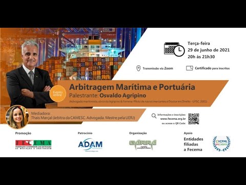 Palestra Arbitragem Marítima e Portuária