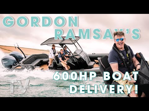 Gordon Ramsay's 600HP Brand New Ribeye Boat Delivery!