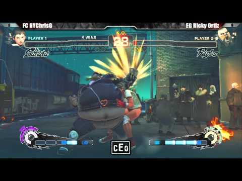SSF4 AE2012 Top 24 FC NYChrisG vs EG Ricky Ortiz - CEO 2012 Tournament