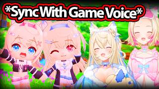 FUWAMOCO Can’t Stop Syncing Even With Themselves in Game 【Hololive】