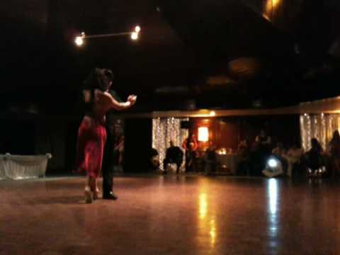  Adrian Veredice  and  Alejandra Hobert  are  dancing  to  the  tango  "  Don Juan  "  by  Carlos di Sarli  at  Kuala Lumpur Tango Festival  in  2010