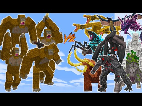 KING KONG WITH GLOVE AND AXE  vs GODZILLA LEGACY OF TITAN | WHO WILL WIN?