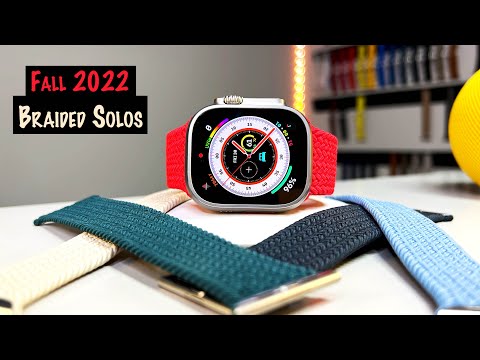 ALL NEW APPLE BRAIDED SOLO BANDS FOR APPLE WATCH ULTRA / S8 REVIEWED (ALL COLORS!) + GIVEAWAY!!