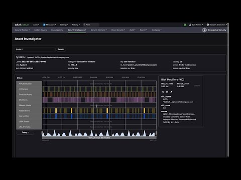 SIEM In Seconds - Splunk ES Overview - Asset Investigator and Security Domains