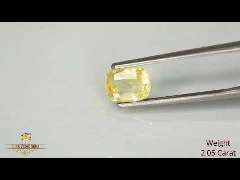 Yellow Sapphire 2.05ct. (Luxury) video