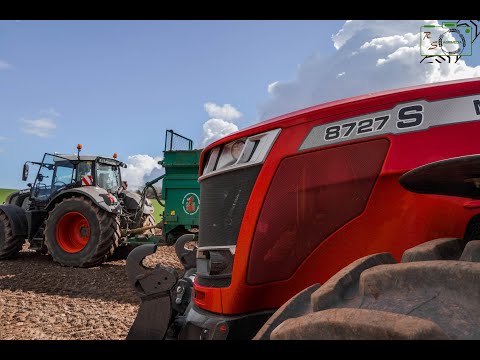 Kalk streuen/ Grubben/ Fendt 939 Vario/ Tebbe Streuer/ MF 8727S/ Horsch Terrano 5FX