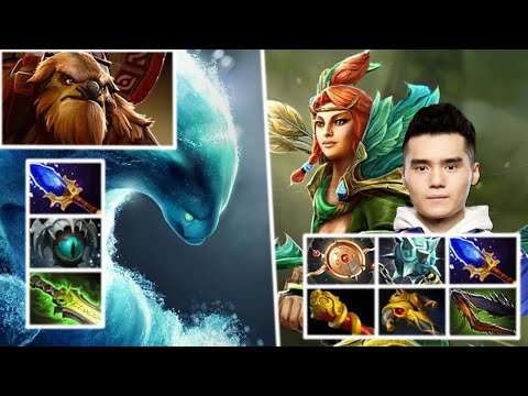 SCCC SUPER HARD GAME WINDRANGER VS MORPHLING ES DAMAGE BURST COMBO INFINITE CHAIN STUNS!