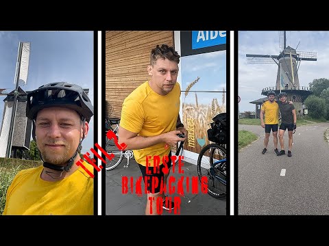 Overnight am Strand - 400 km BIKEPACKING Tour nach Holland