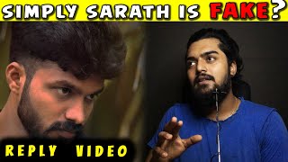 simply sarath ghost video fake? | reply video