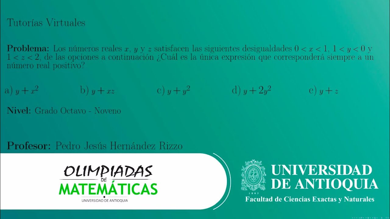 Olimpiadas UdeA Noveno Grado