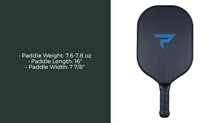 Video thumbnail: Paddletek Bantam TS-5 Pro Lightweight Composite Pickleball Paddle