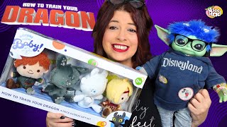 How to Train Your Dragon 4 Pc Cuteeze Plush Set Unboxed