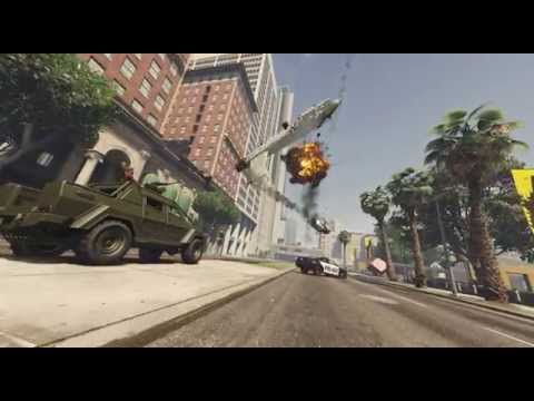 GTA V: "Insurgent vs. Attack Jet"