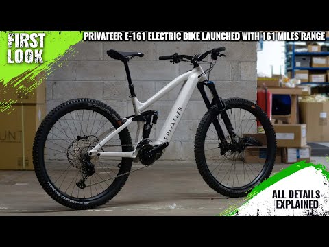 Privateer E-161 Electric Bike Launched With a Peak 500-watt Power Supply - 161 Miles Range