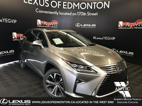 Silver 2018 Lexus RX 350L Luxury Package 6 Passenger Review - South Edmonton