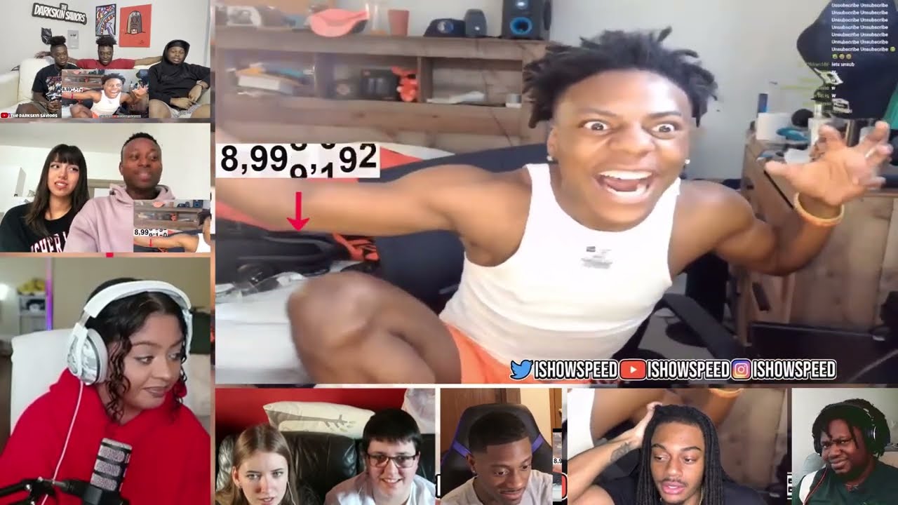 clips that made iShowSpeed famous 2 [REACTION MASH-UP]#2556