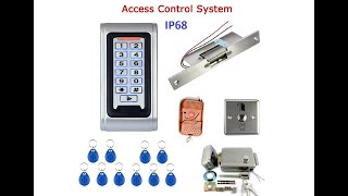 Standalone Keypad Access Control التحكم في الوصول إلى لوحة المفاتيح المستقلة