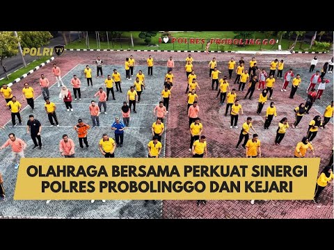 OLAHRAGA BERSAMA PERKUAT SINERGI POLRES PROBOLINGGO DAN KEJARI