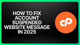 How To Fix Account Suspended Website Message cPanel ! Tutorial