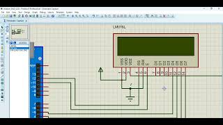 The 16x2 LCD display is utilized in conjunction with the Arduino Uno and the Proteus software