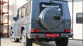 preview picture of video 'Mercedes G55 AMG Sound: V8 Rumble with Supersprint full exhaust'