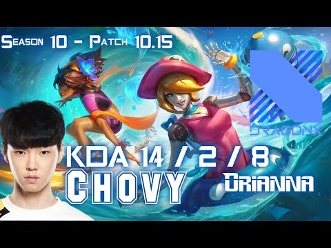 DRX Chovy ORIANNA vs IRELIA Mid - Patch 10.15 KR Ranked