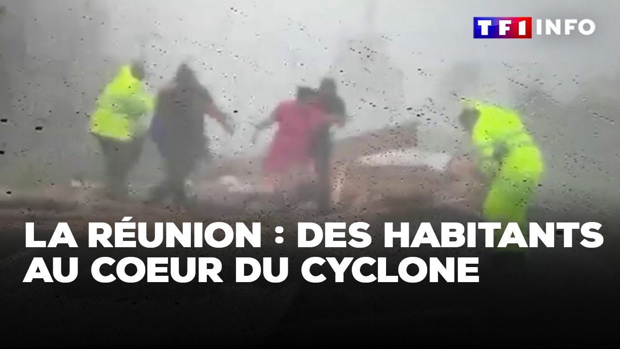 La Réunion : des habitants au coeur du cyclone ｜TF1 INFO