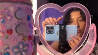 ASMR camera tapping & scratching (iPhone camera) 💘📱