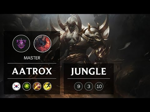 Aatrox Jungle vs Xin Zhao - KR Master Patch 9.2
