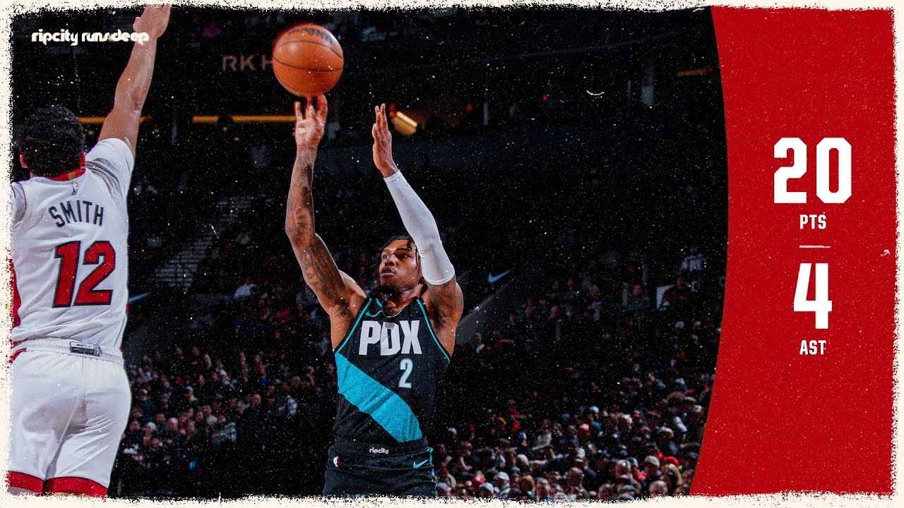 Caleb Love Puts Up 20 Points Against the Heat | January 22nd, 2026