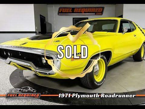 1971 Plymouth Road Runner (CC-1934533) for sale in McDonald, Pennsylvania