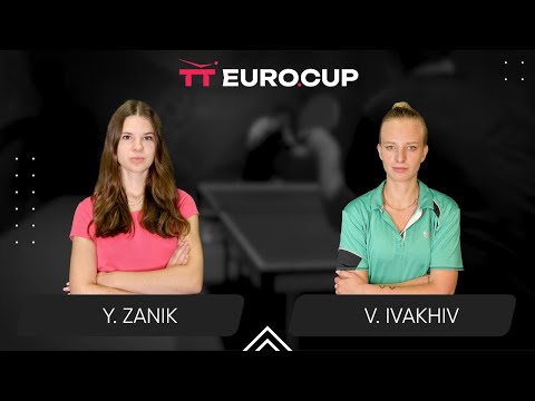 12:15 Yulianna Zanik - Valeriia Ivakhiv 22.01.2025 | Table Tennis TT Euro.Cup Women Ukraine Star 4