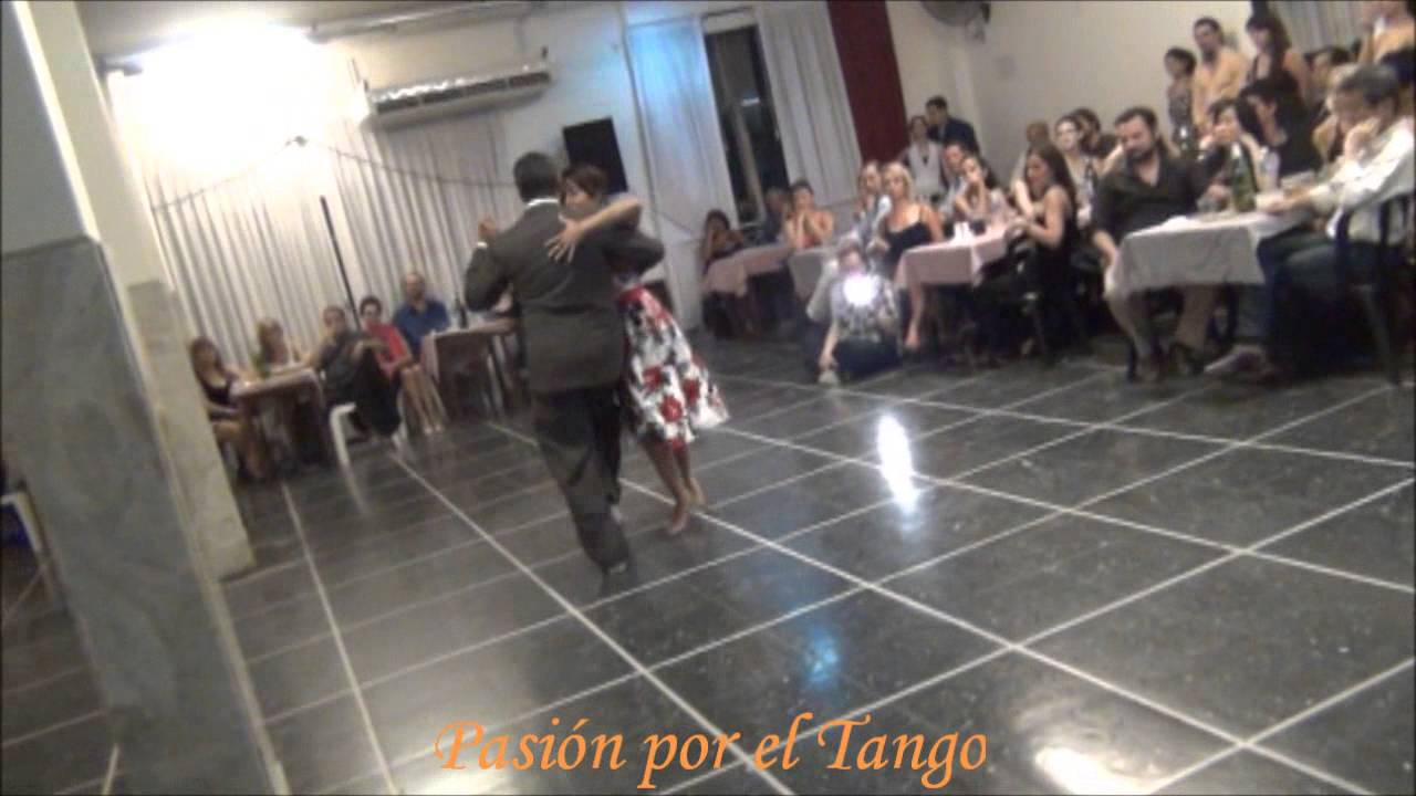 LUCIANA ARREGUI y ANDRES LAZA MORENO Bailando  LA MILONGA QUE FALTABA en FLOREAL MILONGA