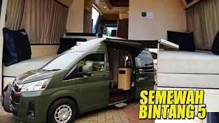 Download lagu MOTORHOME HIACE PREMIO, DIBUAT LENGKAP DENGAN TOILET, DAPUR, DAN KARAOKE mp3