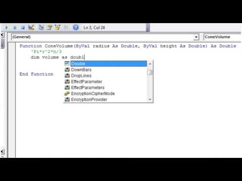 Excel 2010 VBA Tutorial 33   Returning Values with a Function