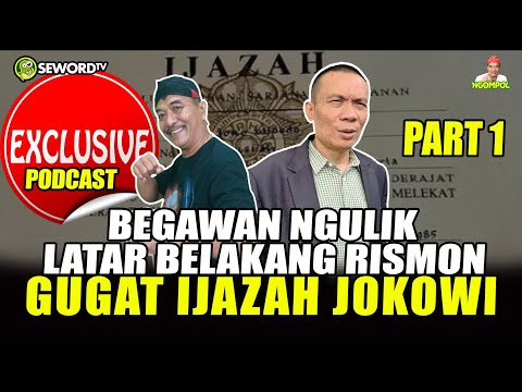 Begawan Exclusive: NGULIK SOAL RISMON GUGAT IJAZAH JOKOWI #1