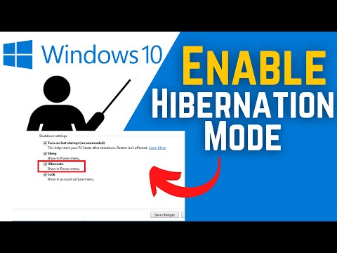 How To Enable Hibernation On Windows 10 | Enable Hibernate In Windows 10