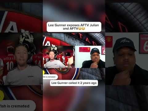 Lee Gunner exposes AFTV Julian #football #aftv #arsenal #arsenalfans #arsenalfc