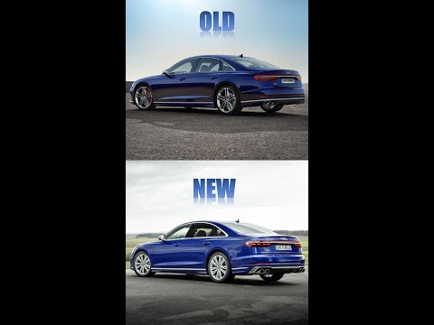 New 2022 Audi S8 Facelift VS 2020 Model | OLD vs NEW | Visual comparison #shorts