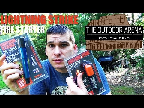 The BEST Survival Fire Starter? - Lightning Strike Fire Starter: An Outdoor Arena Review