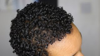 Super Defined Curls On Short Natural Hair FINGER COILS TUTORIAL 4a 4b