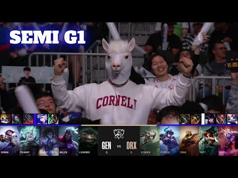 GEN vs DRX - Game 1 | Semi Finals LoL Worlds 2022 | Gen.G vs DRX - G1 full game